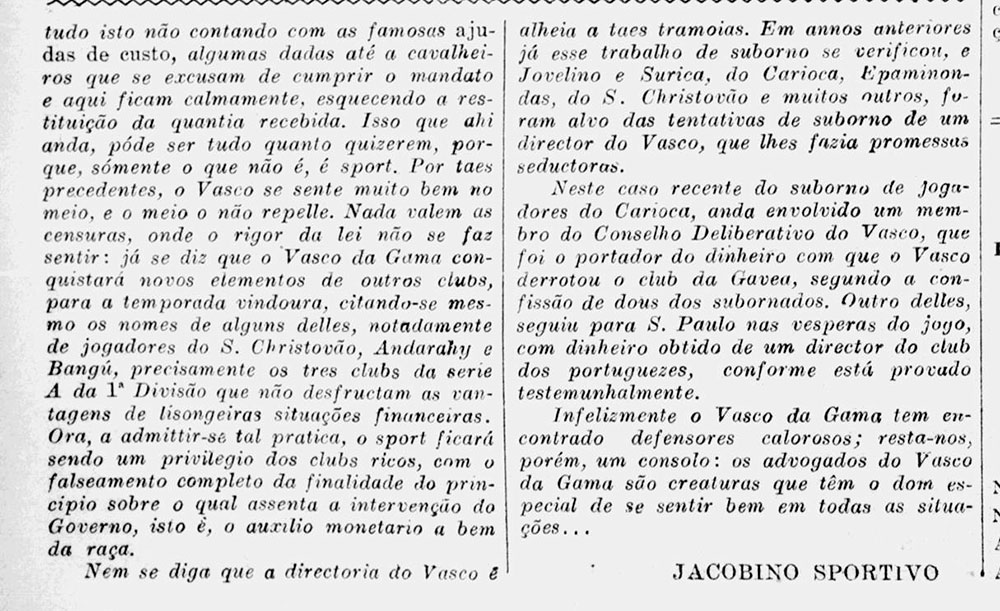 Vasco: resposta histórica é símbolo contra racismo e tratada como troféu